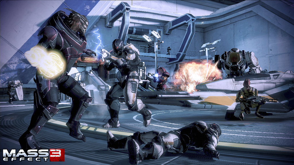 A screenshot of Mass Effect 3's co-op mode